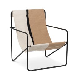Ferm Living Desert Lounge Stol - Sort