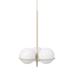 Ferm Living Era Lysekrone - Eggshell