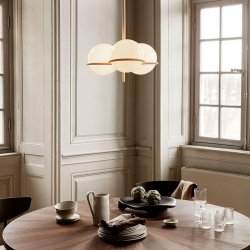 Ferm Living Era Lysekrone - Eggshell
