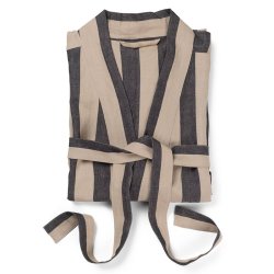 Ferm Living Field Robe Morgenk�be - Sand/Black