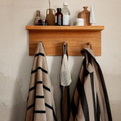 Ferm Living Field Robe Morgenk�be - Sand/Black
