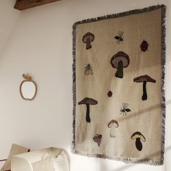 Ferm Living Forest Tapestry Tppe - Sand 