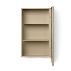 Ferm Living Haze Vgskab - Reeded Glass - Cashmere