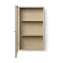 Ferm Living Haze Vgskab - Reeded Glass - Cashmere