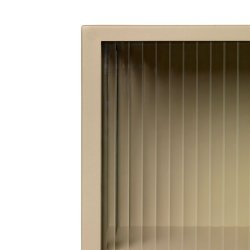 Ferm Living Haze Vgskab - Reeded Glass - Cashmere