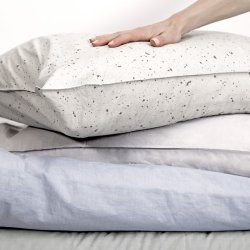 Ferm Living Hush Sengetj Milkyway Creme - 140x220cm / Pude 60x63 cm