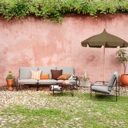 Ferm Living Lull Umbrella Parasol - Military Olive