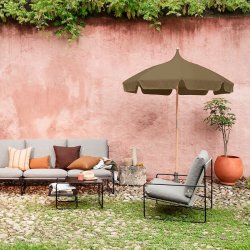 Ferm Living Lull Umbrella Parasol - Military Olive