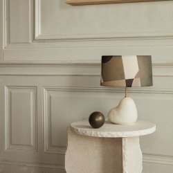 Ferm Living Mineral Sculptural Bord - Bianco Curia
