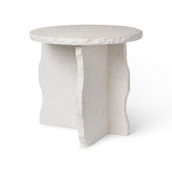 Ferm Living Mineral Sculptural Bord - Bianco Curia