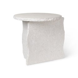 Ferm Living Mineral Sculptural Bord - Bianco Curia
