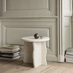 Ferm Living Mineral Sculptural Bord - Bianco Curia