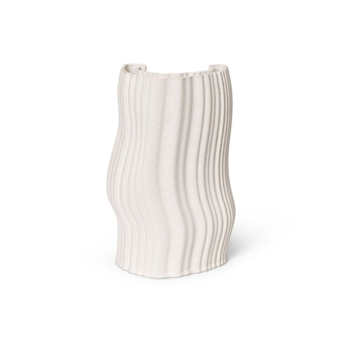 Ferm Living Moire Vase - Off-white