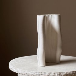 Ferm Living Moire Vase - Off-white