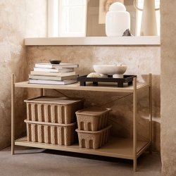 Ferm Living Paper Pulp Box Small 2 stk. Brown