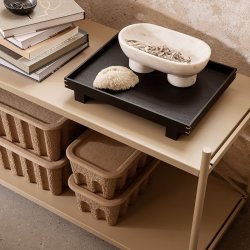 Ferm Living Paper Pulp Box Small 2 stk. Brown