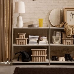 Ferm Living Paper Pulp Box Small 2 stk. Brown