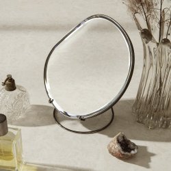 Ferm Living Pond Bordspejl - Mrk Krom