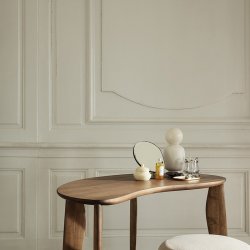 Ferm Living Pond Bordspejl - Mrk Krom