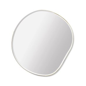Ferm Living Pond Spejl - Small - Messing
