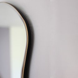 Ferm Living Pond Spejl - Small - Messing