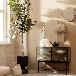 Ferm Living Pond Spejl - Small - Messing