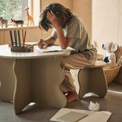 Ferm Living Slope Bord - Cashmere