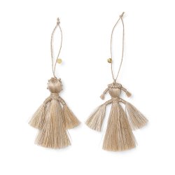 Ferm Living Wing Angels - Engle i Jute