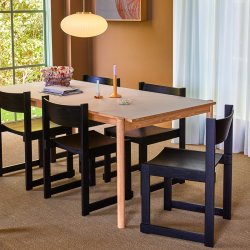 H�bsch Forma Spisestol Sort