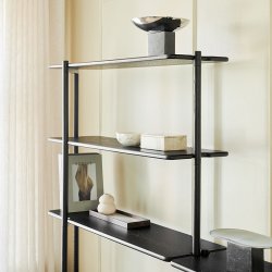 Gejst Invi Reolsystem Sort Modul 2 - Byg i Hjden