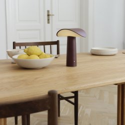 Gejst LIUM Brbar Bordlampe Burgundy