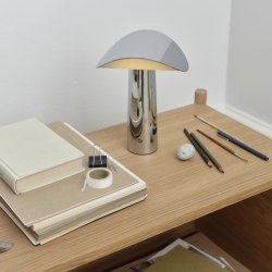 Gejst LIUM Brbar Bordlampe Krom