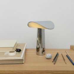 Gejst LIUM Brbar Bordlampe Krom