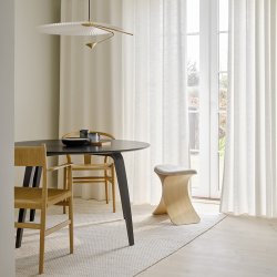 Gejst LUNO Skammel Eg/Beige Tekstil