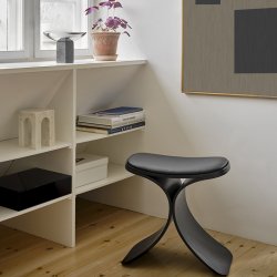 Gejst LUNO Skammel Sort Eg/Sort Lder