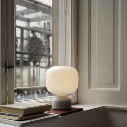 Gejst MEEMO Brbar Bordlampe Hvid Marmor