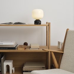 Gejst MEEMO Brbar Bordlampe Sort Marmor