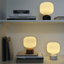 Gejst MEEMO Brbar Bordlampe Sort Marmor