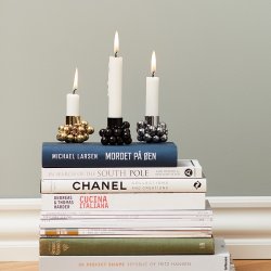 Gejst MOLEKYL 2 Lysestage - Sort