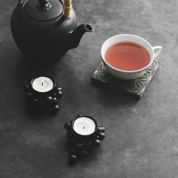 Gejst MOLEKYL Fyrfadsstage - Sort