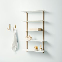 Gejst NIVO E Large Hylde - Hvid/Eg