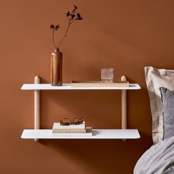 Gejst NIVO F Large Hylde - Hvid/Eg