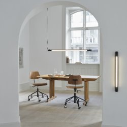 Gejst RADENT Hardwired Vglampe Kort Sort