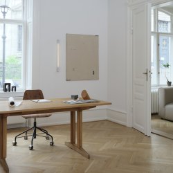 Gejst RADENT Hardwired Vglampe Kort Hvid