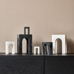 Gejst Arkis Bogsttte 3 stk. - Hvid Marmor