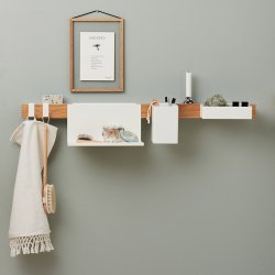 Gejst FLEX Magnet Hylde - Eg/Sort - 60 cm