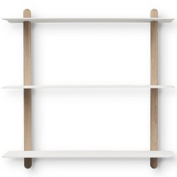 Gejst NIVO A Large Hylde - Hvid/Eg