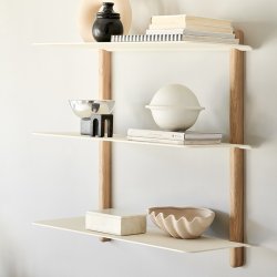 Gejst NIVO A Large Hylde - Hvid/Eg