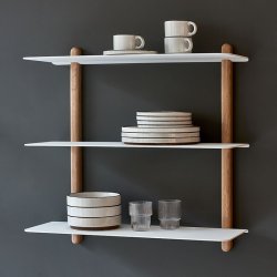 Gejst NIVO A Large Hylde - Hvid/Eg