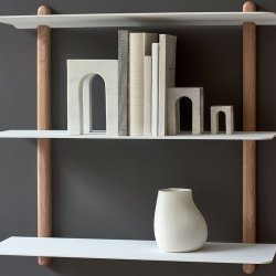 Gejst NIVO A Large Hylde - Hvid/Eg